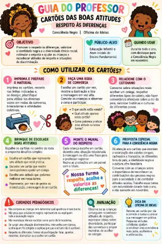 Consciência Negra , diversidade, viva a diferença — Atividades para Educação Infantil: Kit lúdico de Consciência Negra com…
