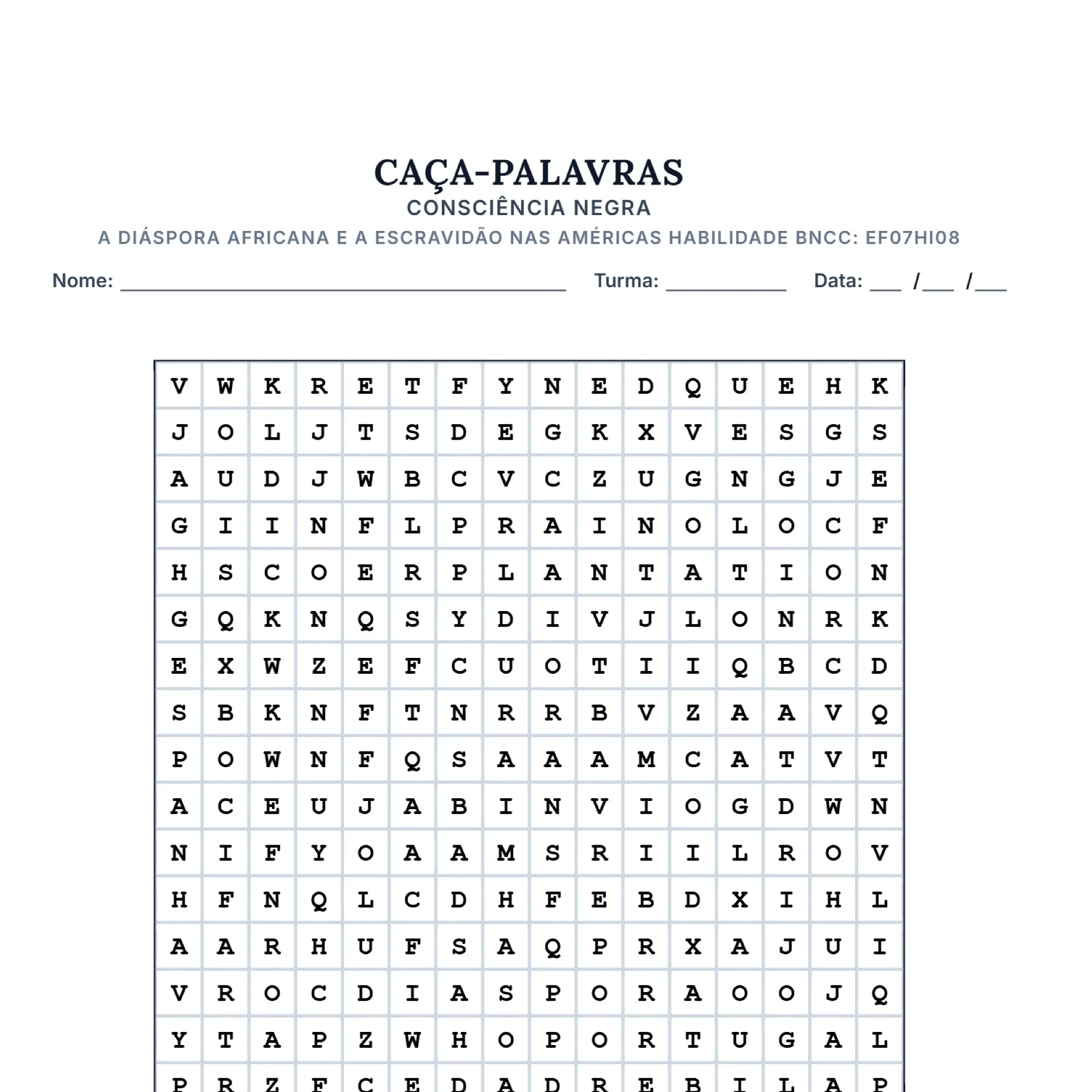 Consciência Negra Fundamental II: Kit Pedagógico — amostra 3: Kit completo de Consciência Negra para o Ensino Fundamental…