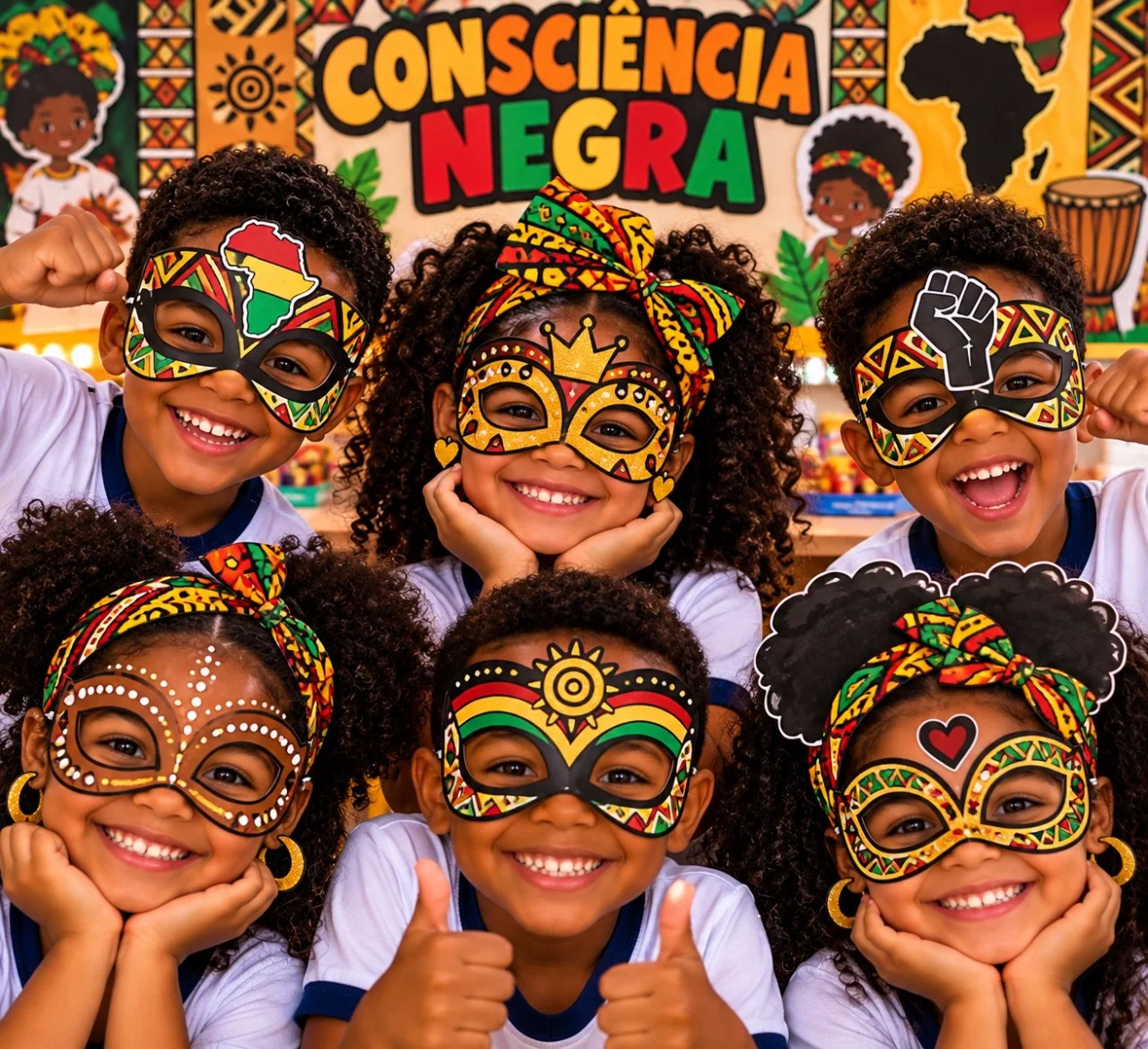 CONSCIÊNCIA NEGRA – MÁSCARAS DA CULTURA E DA IDENTIDADE — Ciências para Educação Infantil: Um material lindo, colorido e…