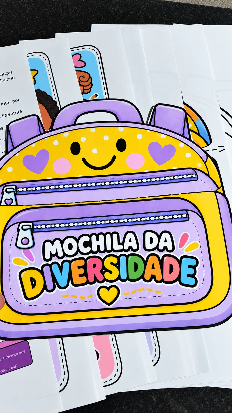 Kit de Atividades/Consciência Negra/Mochila da Diversidade — amostra 1: 🎒 MOCHILA DA DIVERSIDADE — CONSCIÊNCIA NEGRA Kit de Atividades/Consciência Negra/Mochila da Diversidade — amostra 1: 🎒 MOCHILA DA DIVERSIDADE — CONSCIÊNCIA NEGRA