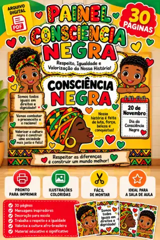 Consciência Negra Painel "30 páginas" — capa do material