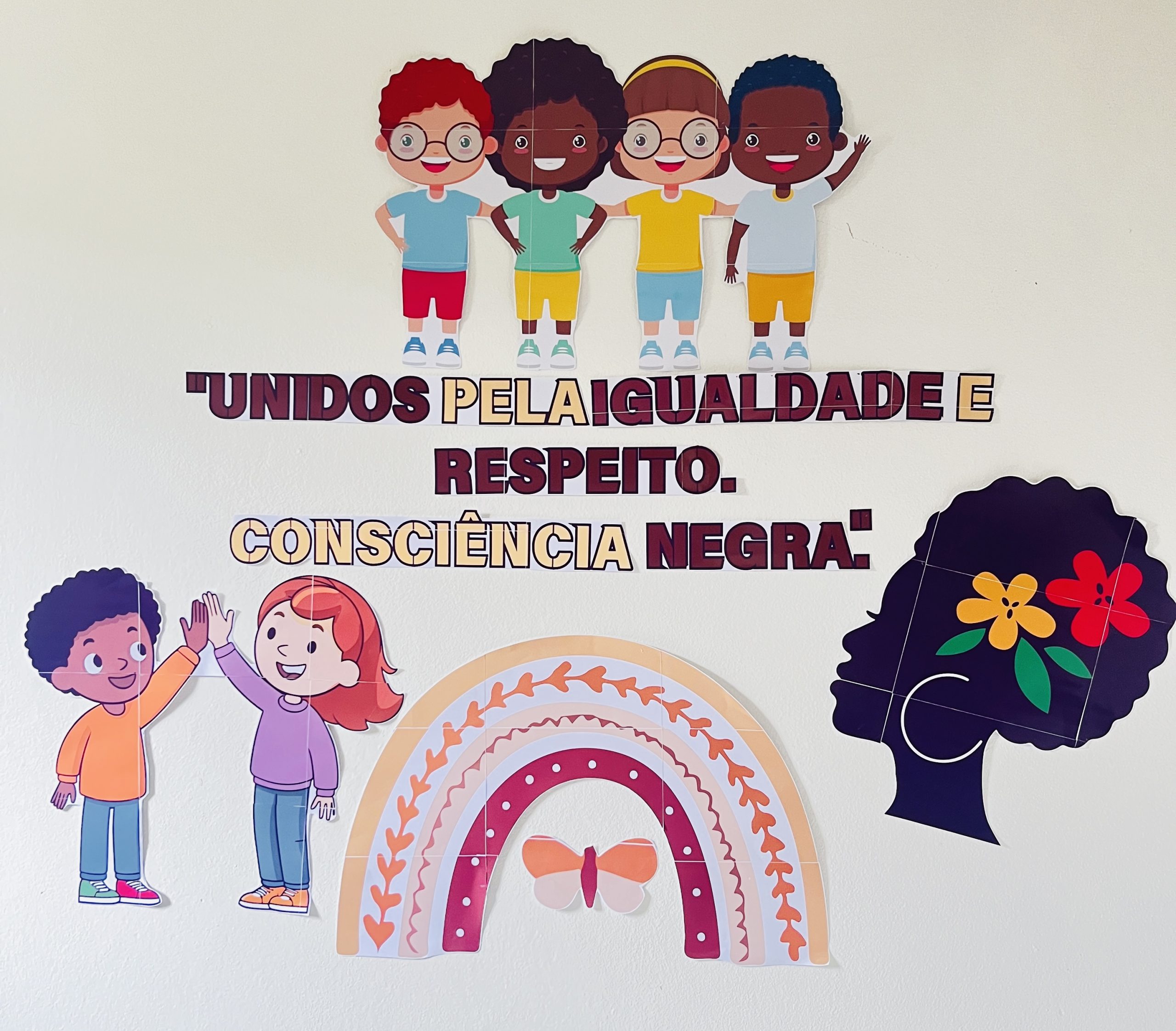 Consciência negra - painel / decoração – PDF para Imprimir — Ciências para Todas as séries: O painel "Consciência Negra"…
