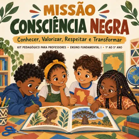 Consciência Negra para imprimir – Kit do 1º ao 5º ano — capa do material