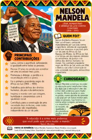 Consciência Negra - Personalidades Negras! — amostra 3: Os cards foram elaborados para tornar o trabalho com a Consciência…
