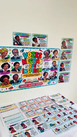 Consciência Negra - VOZES NEGRAS QUE INSPIRAM — amostra 6: Um kit cheio de propostas para trabalhar a Consciência Negra,… Consciência Negra - VOZES NEGRAS QUE INSPIRAM — amostra 6: Um kit cheio de propostas para trabalhar a Consciência Negra,…