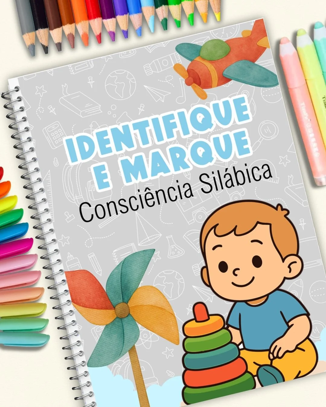Consciência silábica atividade identifique e marque alfabetização educação infantil PDF para imprimir — Alfabetização para…