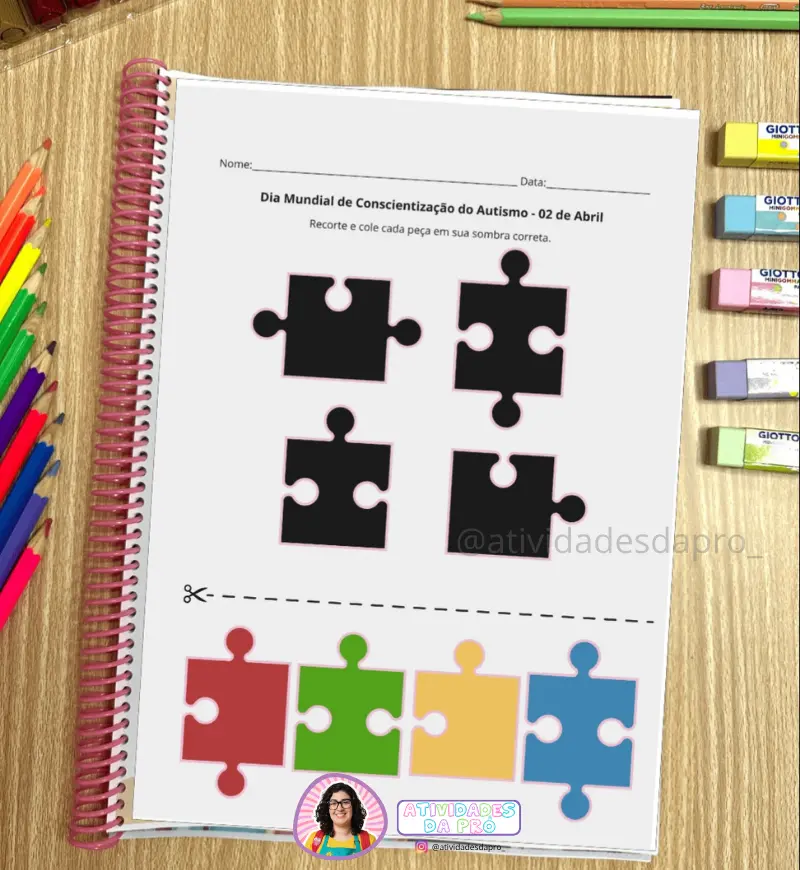 Conscientização do Autismo: Kit Pedagógico para Imprimir — amostra 3: Como usar em sala de aula