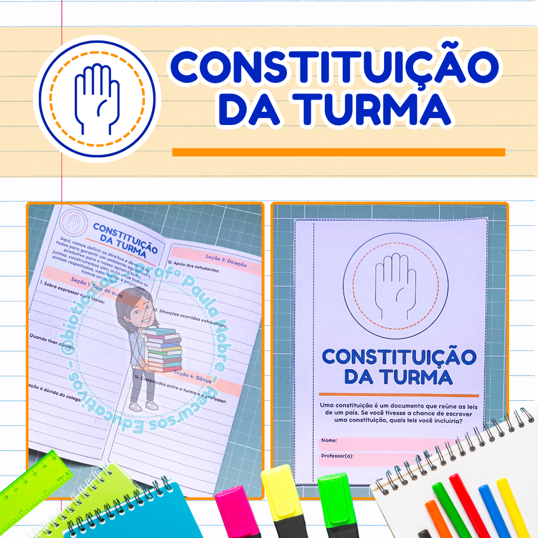 Constituição da Turma – PDF para Imprimir — capa do material