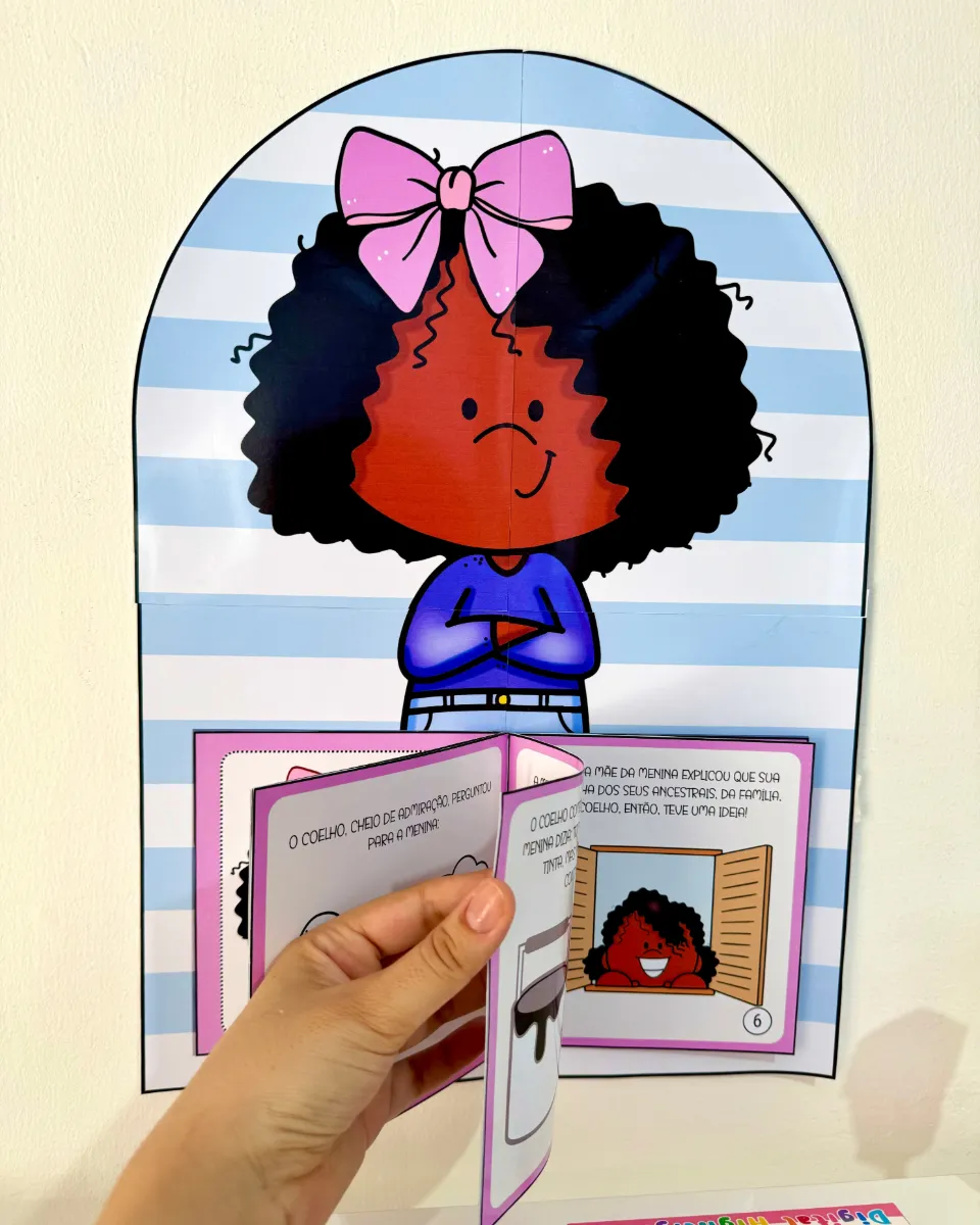 Contação de História - Menina Bonita do Laço de Fita — amostra 1: R$5,00