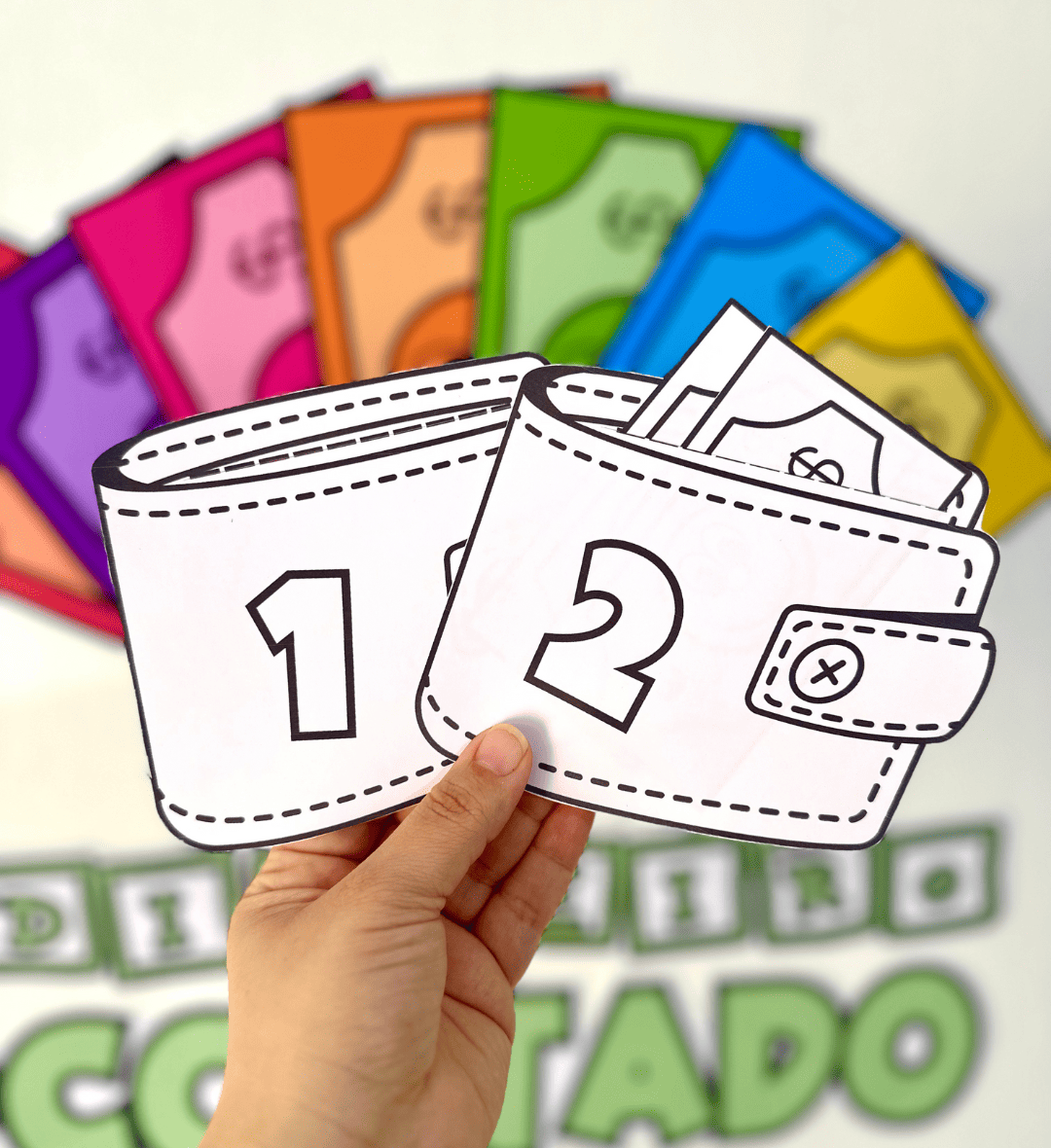 Contagem na Educação Infantil: Kit Dinheiro Contado em PDF — amostra 2: O que vem no material