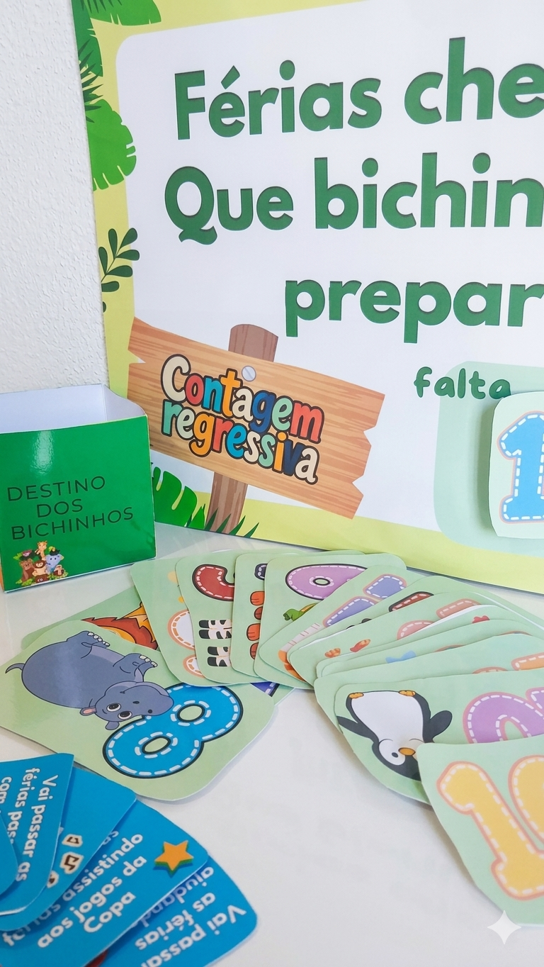 Contagem regressiva das férias: destino dos bichinhos – Material Pedagógico — amostra 2: Sobre o CONTAGEM REGRESSIVA DAS…
