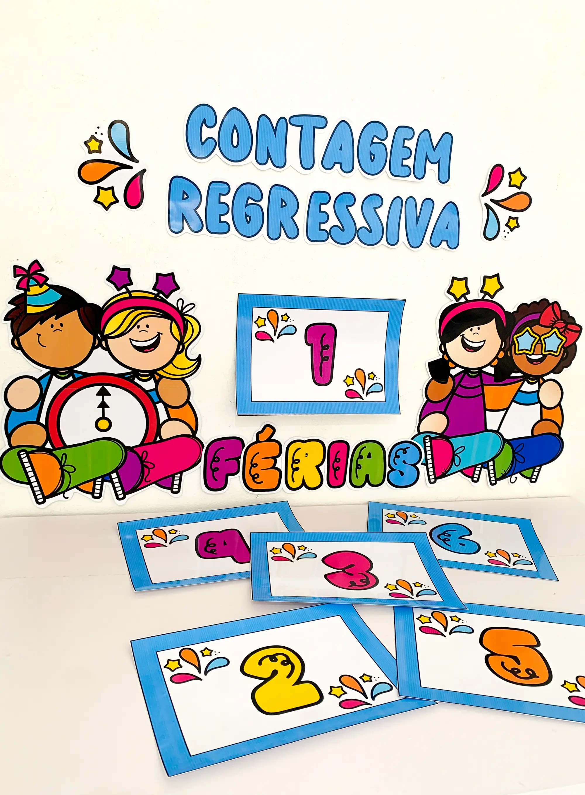 Contagem Regressiva para as Férias Educação Infantil e Anos Iniciais — amostra 2: “Vamos juntos acompanhar cada dia que nos…