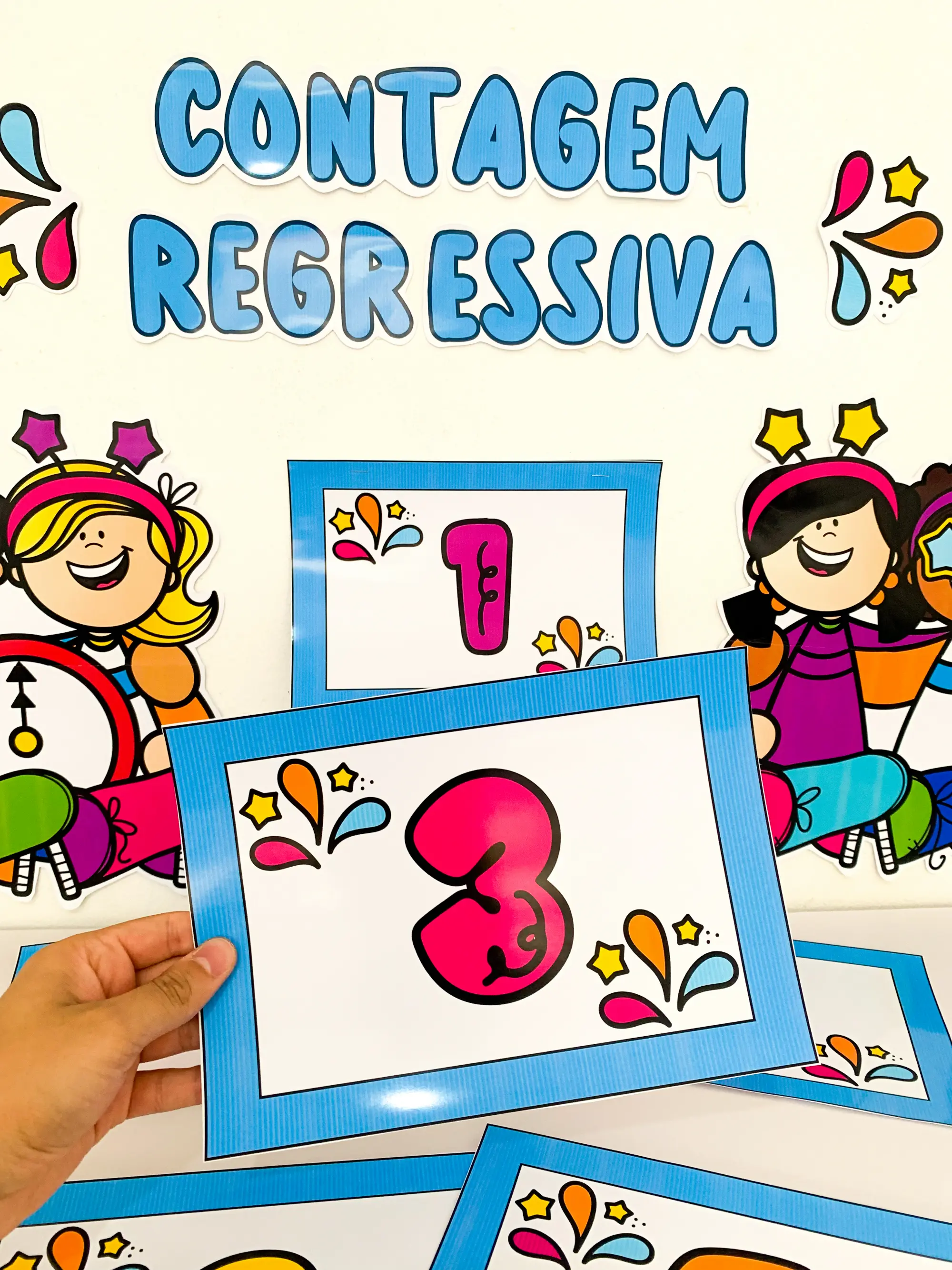 Contagem Regressiva para as Férias Educação Infantil e Anos Iniciais — amostra 5: “Vamos juntos acompanhar cada dia que nos…
