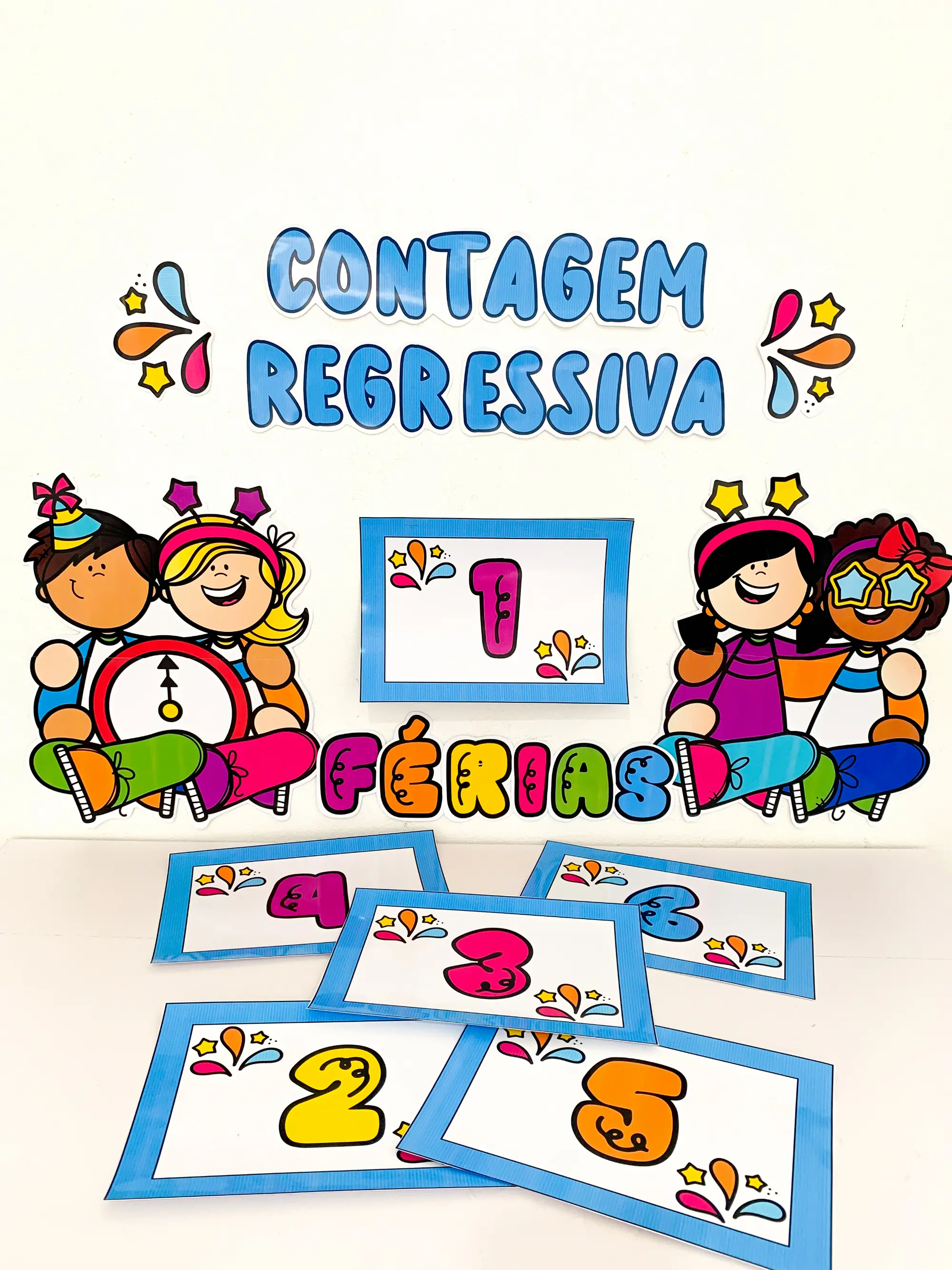 Contagem Regressiva para as Férias Educação Infantil e Anos Iniciais — capa do material