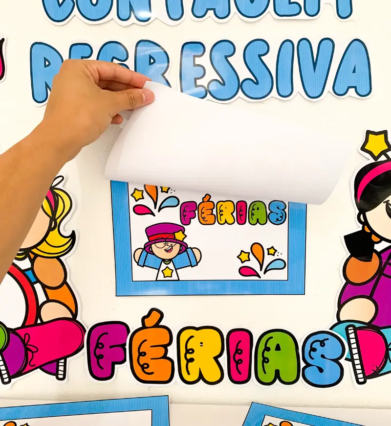 Contagem Regressiva para as Férias – PDF para Imprimir — amostra 2: Formato e entrega