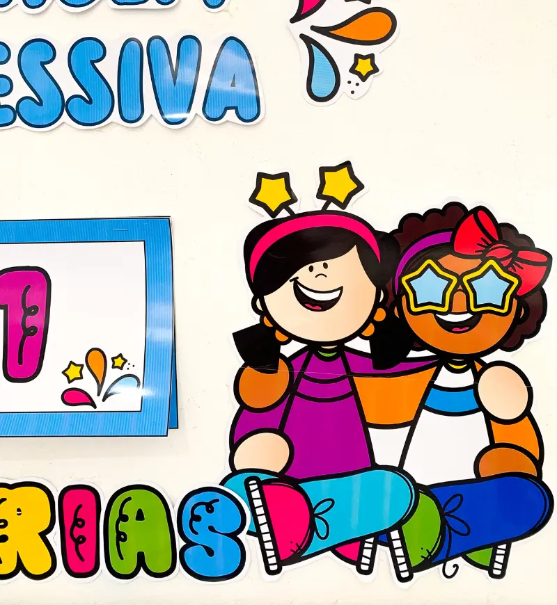 Contagem Regressiva para as Férias – PDF para Imprimir — amostra 3: Contagem regressiva para as férias