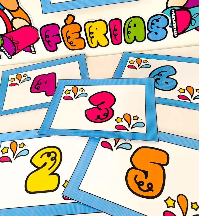 Contagem Regressiva para as Férias – PDF para Imprimir — amostra 4: Contagem regressiva para as férias