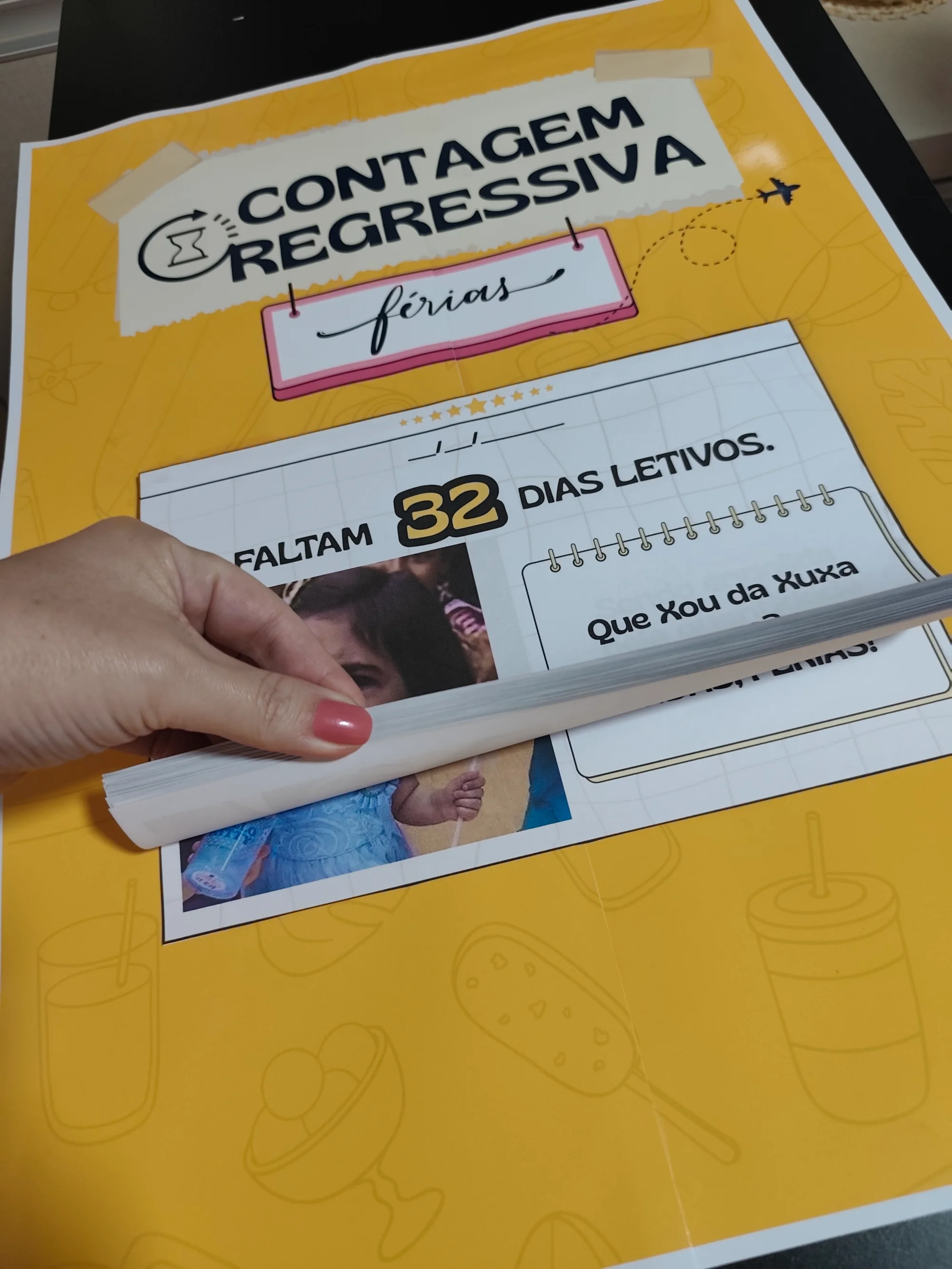 Contagem Regressiva para Férias com Memes — amostra 2: Contagem regressiva divertida com memes para acompanhar os últimos…