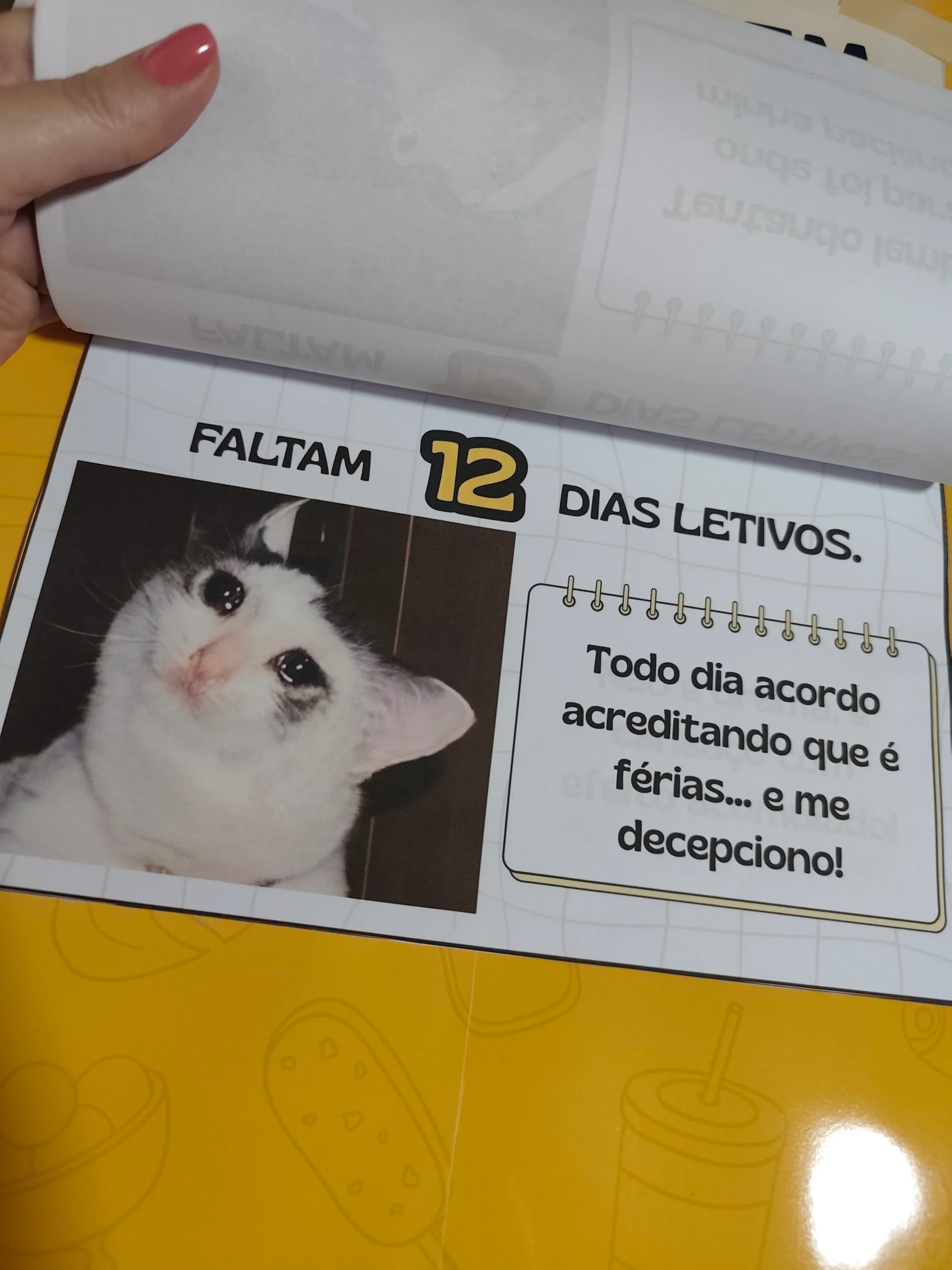 Contagem Regressiva para Férias com Memes — amostra 3: Contagem regressiva divertida com memes para acompanhar os últimos…