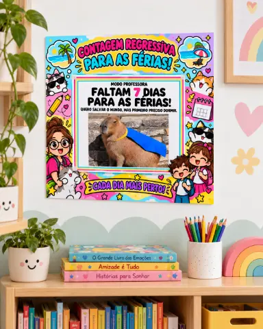 Contagem Regressiva para Férias da Professora — amostra 1: 30 dias de memes e diversão até as férias Contagem Regressiva para Férias da Professora — amostra 1: 30 dias de memes e diversão até as férias