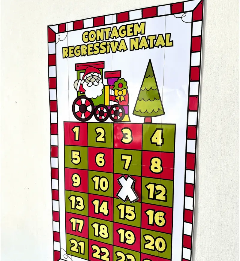 Contagem Regressiva para Natal: Painel em PDF para Imprimir — amostra 4: Para quem é indicado