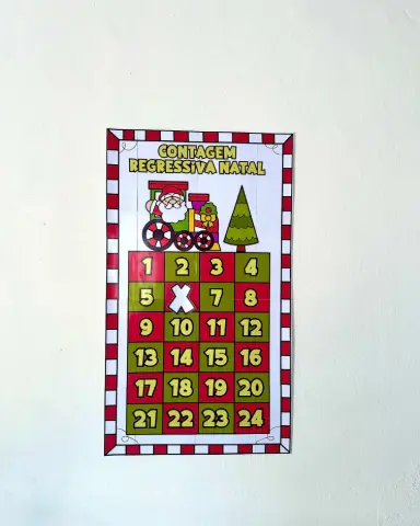 Contagem Regressiva para o Natal – Painel Ampliado em PDF — capa do material