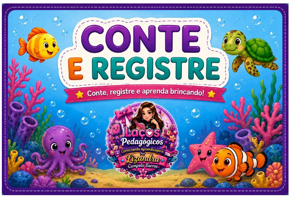 Conte e Registre: Contagem - Matemática Anos Iniciais — amostra 1: Atividades lúdicas de contagem para desenvolver atenção,…