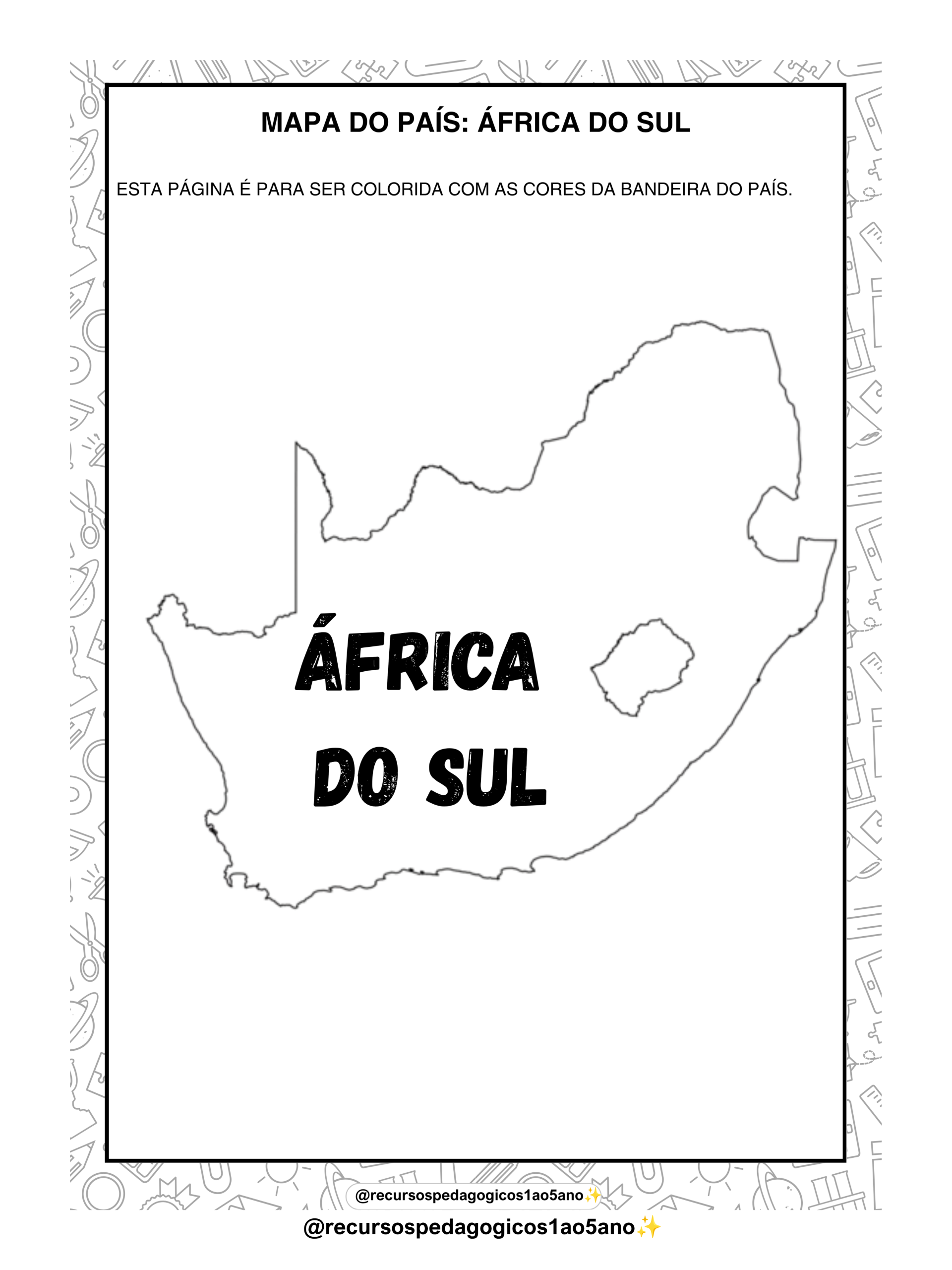 Continente Africano – 54 países + jogo educativo | 5º ano — amostra 4: Explore a África de forma lúdica e significativa