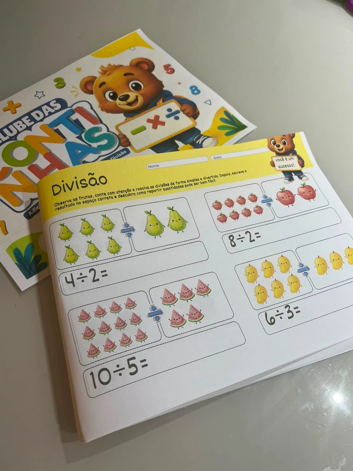 Continhas Atividades de Matemática 2º Ano: 4 Operações — amostra 2: Atividades de adição, subtração, multiplicação e…
