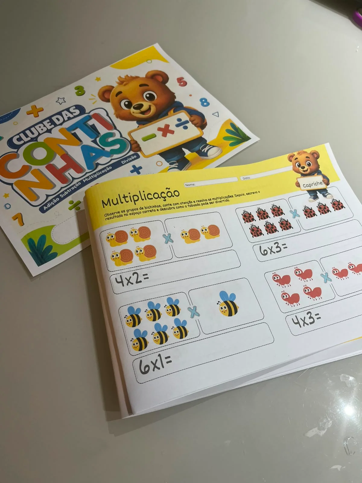 Continhas Atividades de Matemática 2º Ano: 4 Operações — amostra 4: Atividades de adição, subtração, multiplicação e…
