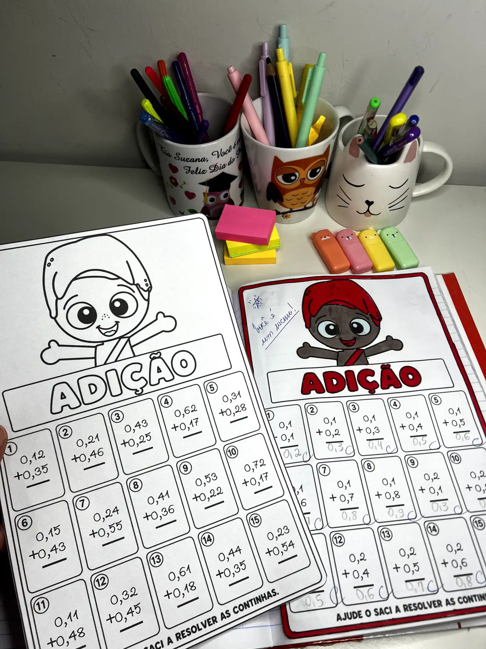 Continhas das 4 Operações Para o 4º Ano - Tema Folclore — amostra 6: Atividades de Matemática para o 4º ano com 240…