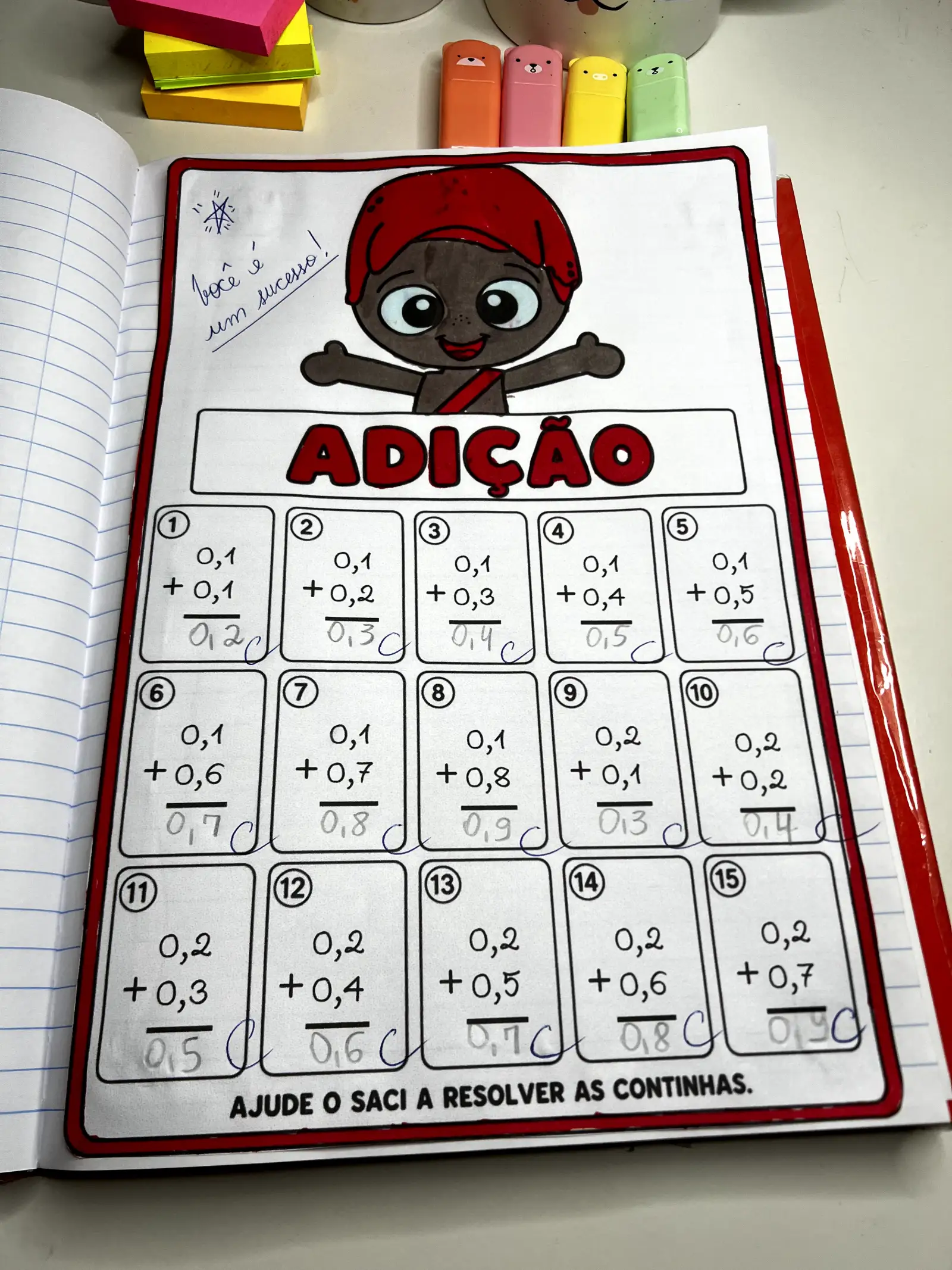 Continhas das 4 Operações Para o 4º Ano - Tema Folclore — Matemática para 4º ano: Atividades de Matemática para o 4º ano…
