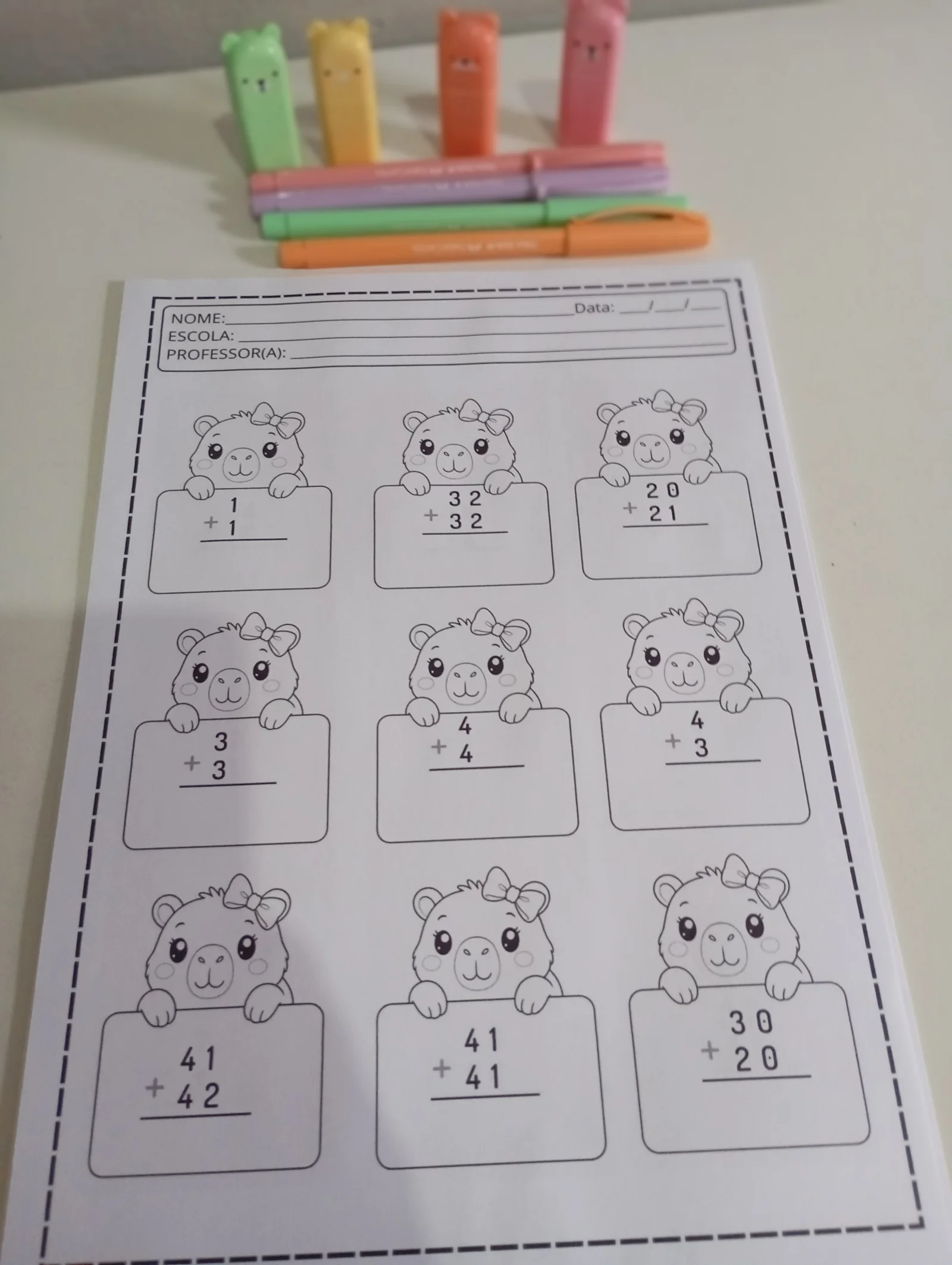 Continhas de Adição — 1º Ano do Ensino Fundamental — amostra 3: Um material prático, lúdico e completo para ajudar as…
