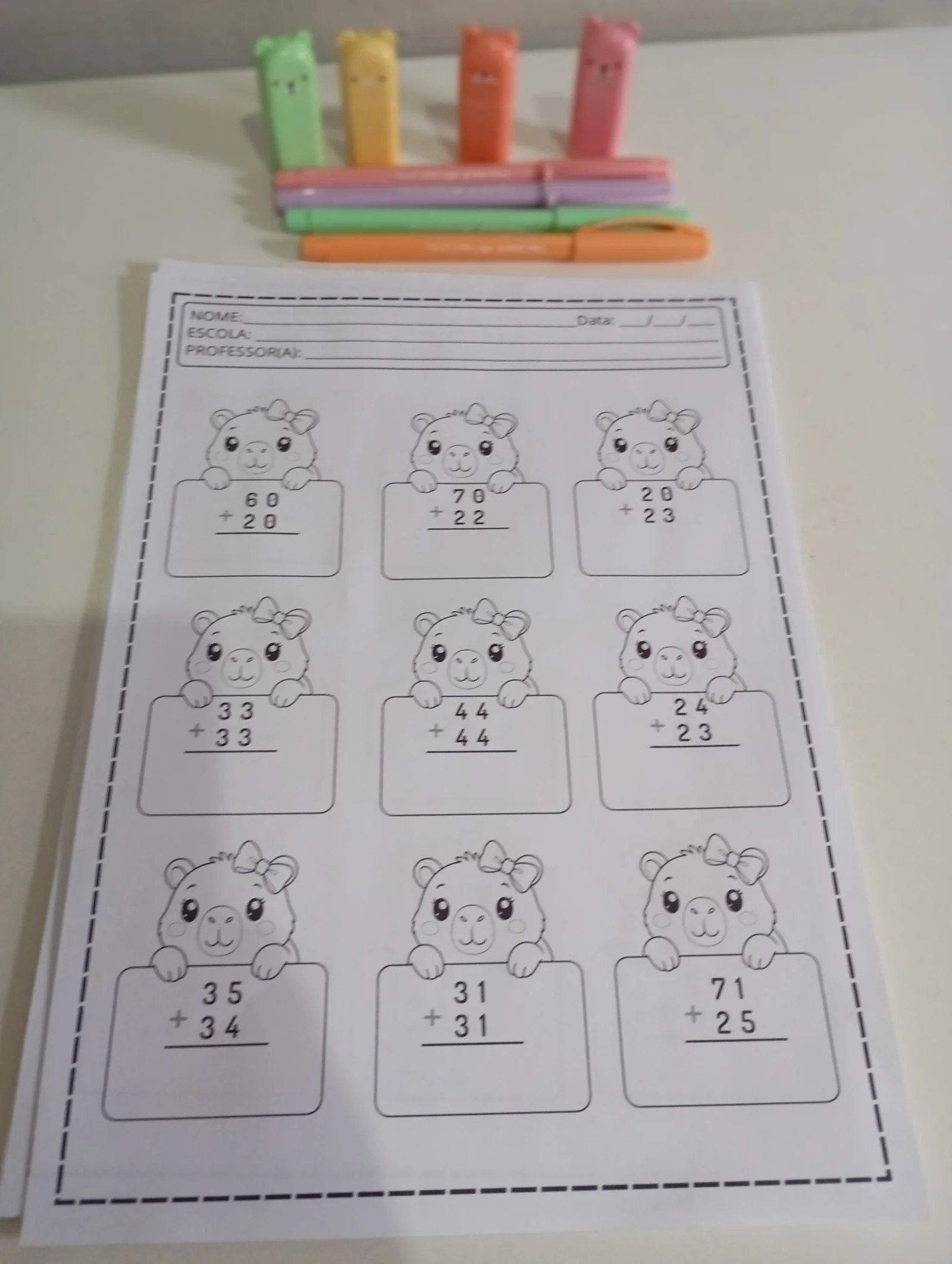 Continhas de Adição — 1º Ano do Ensino Fundamental — amostra 4: Um material prático, lúdico e completo para ajudar as…