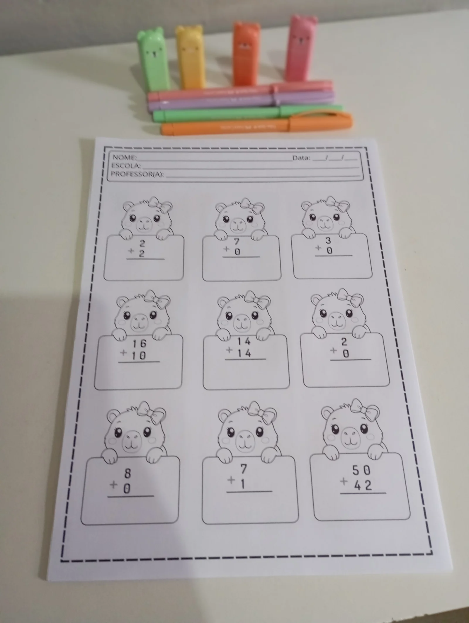 Continhas de Adição — 1º Ano do Ensino Fundamental — amostra 5: Um material prático, lúdico e completo para ajudar as…