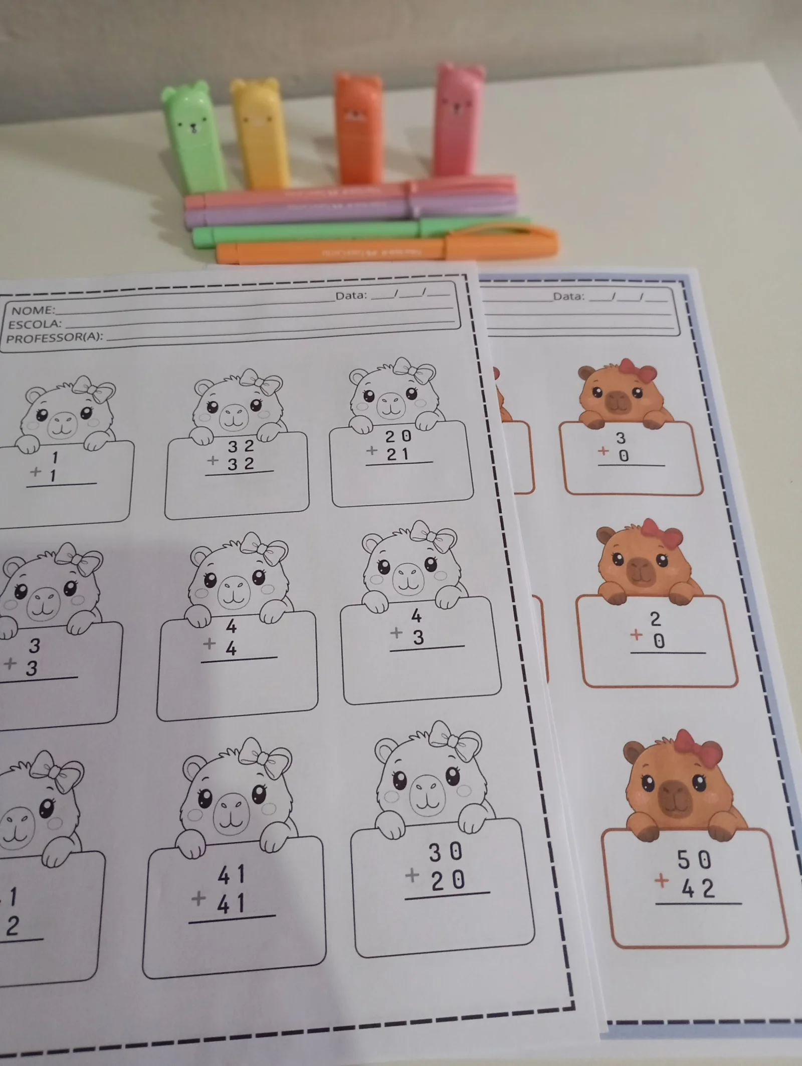 Continhas de Adição — 1º Ano do Ensino Fundamental — Alfabetização para 1º ano: Um material prático, lúdico e completo para…