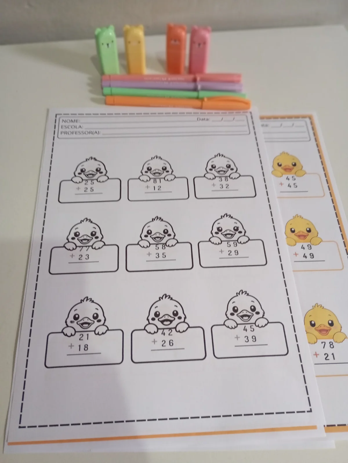 Continhas de Adição – 2º Ano do Ensino Fundamental — capa do material