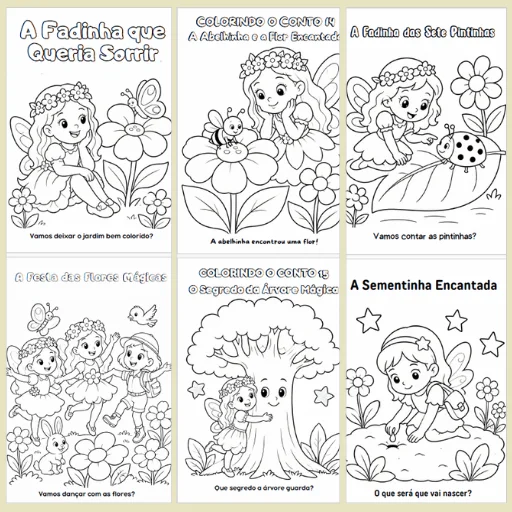 Contos da Primavera no Mundo das Fadas - Primavera no Ensino Infantil — amostra 2: As crianças são convidadas a entrar no…