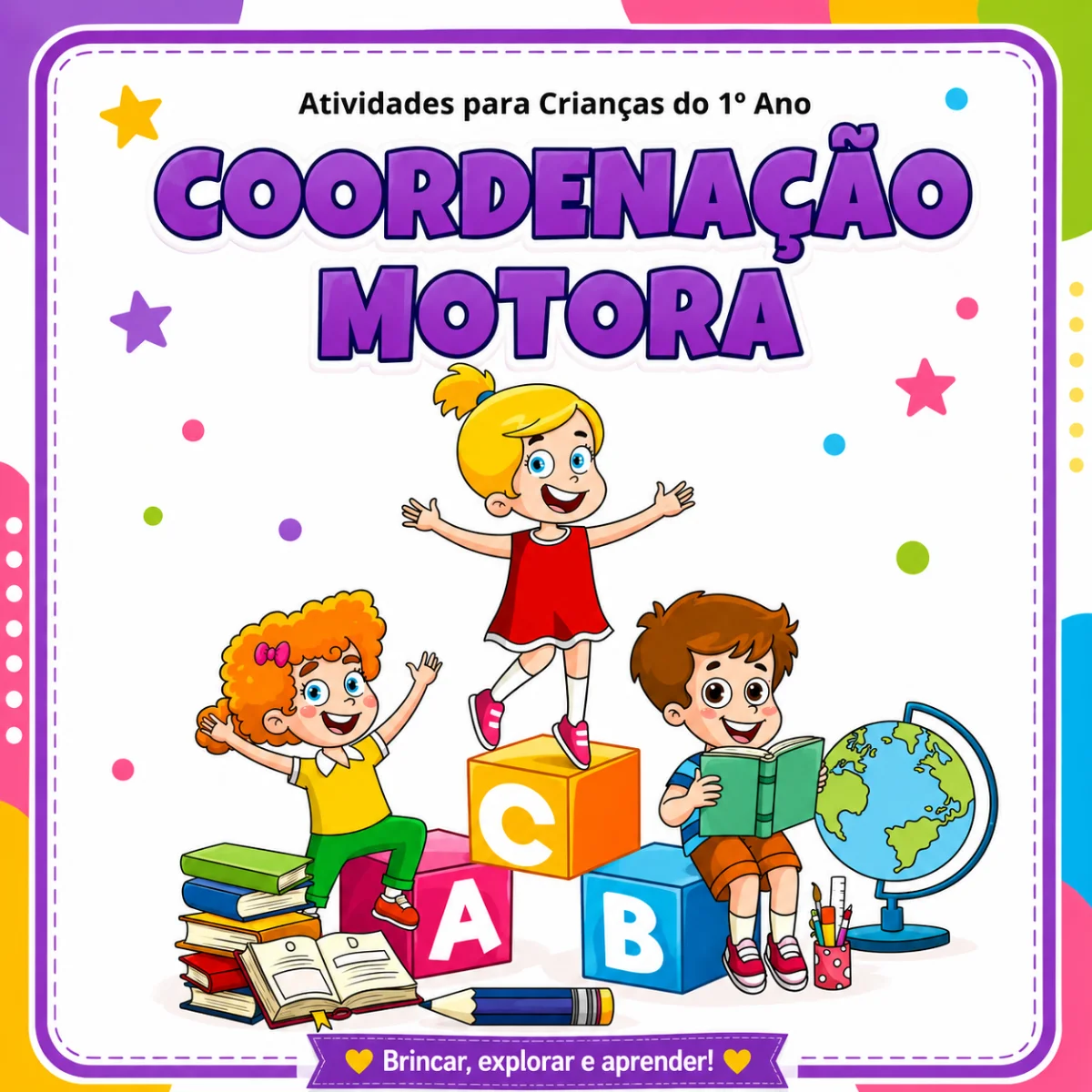 Coordenação Motora – 1º Ano ✏️🖐️ — capa do material