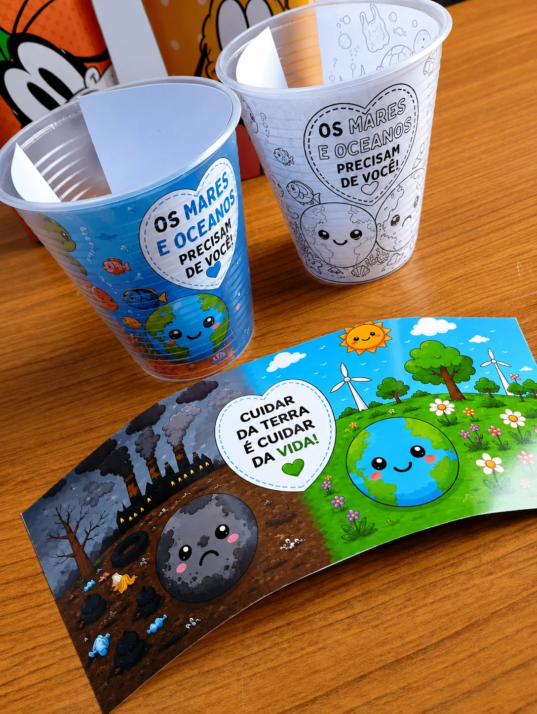 Copinho Duas Faces do Meio Ambiente | Atividade Educação Ambiental Infantil — Ciências para Educação Infantil: Transforme o…