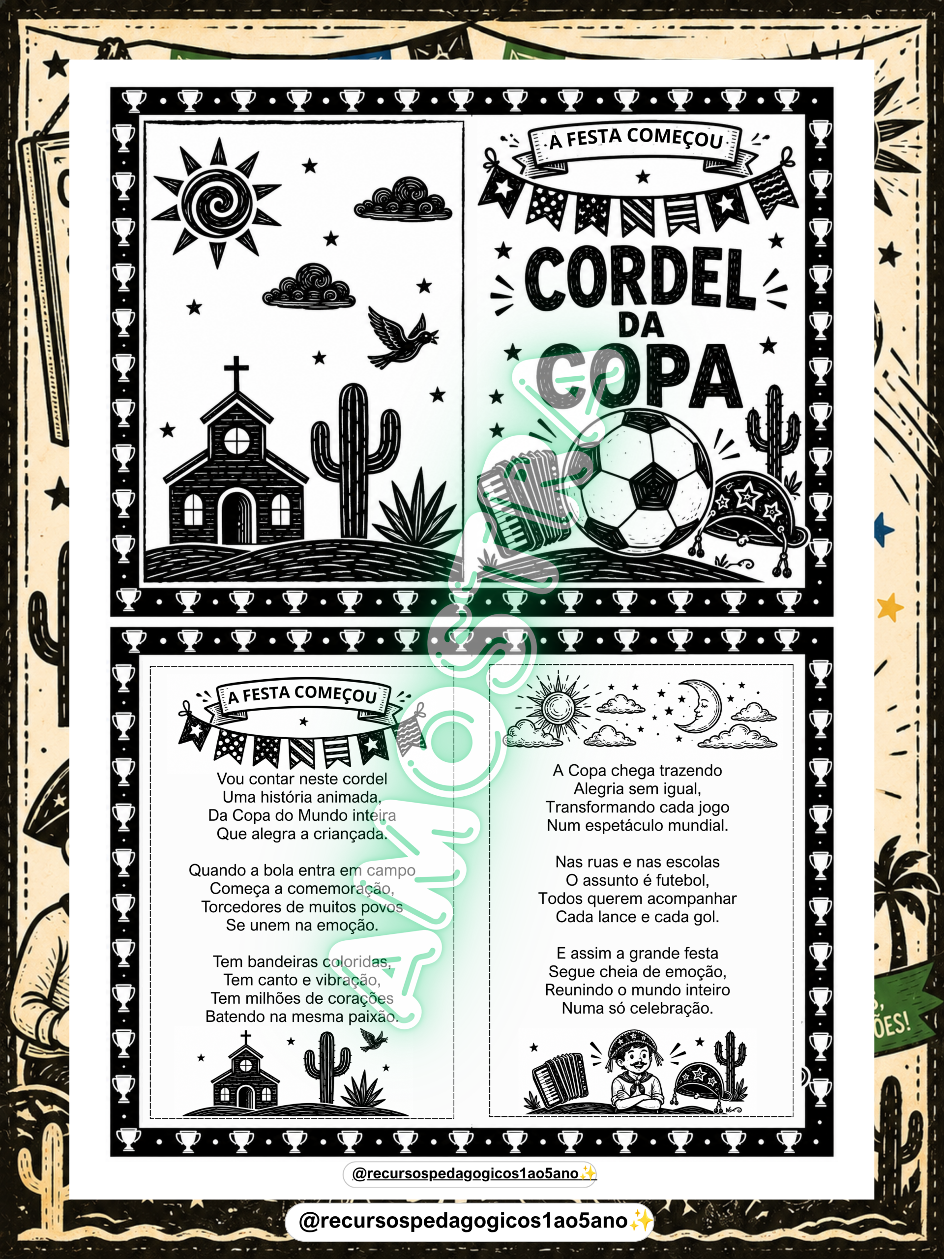 CORDEL da copa do mundo 2026 – PDF para Imprimir | Anos Iniciais e Alfabetização — amostra 2: 📦 O que acompanha CORDEL da copa do mundo 2026 – PDF para Imprimir | Anos Iniciais e Alfabetização — amostra 2: 📦 O que acompanha