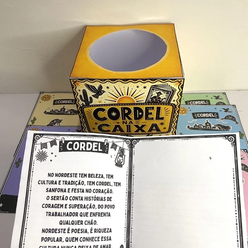 Cordel na Caixa Educação Infantil e Fundamental — amostra 4: Um material encantador para incentivar a leitura de forma…