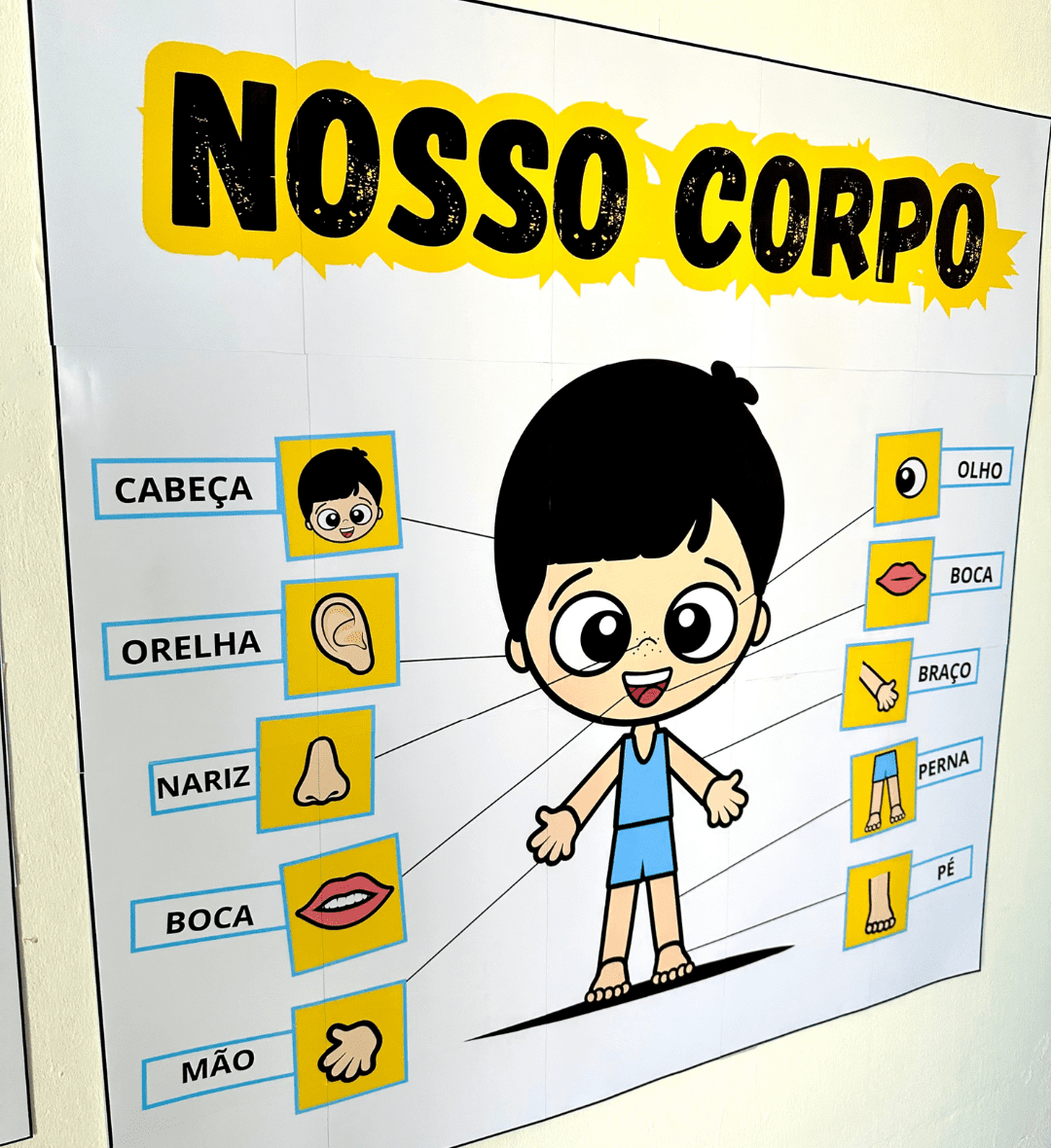 Corpo humano: kit de atividades em PDF para imprimir — amostra 6: Trabalhe o corpo humano com atividades para colorir, jogo…