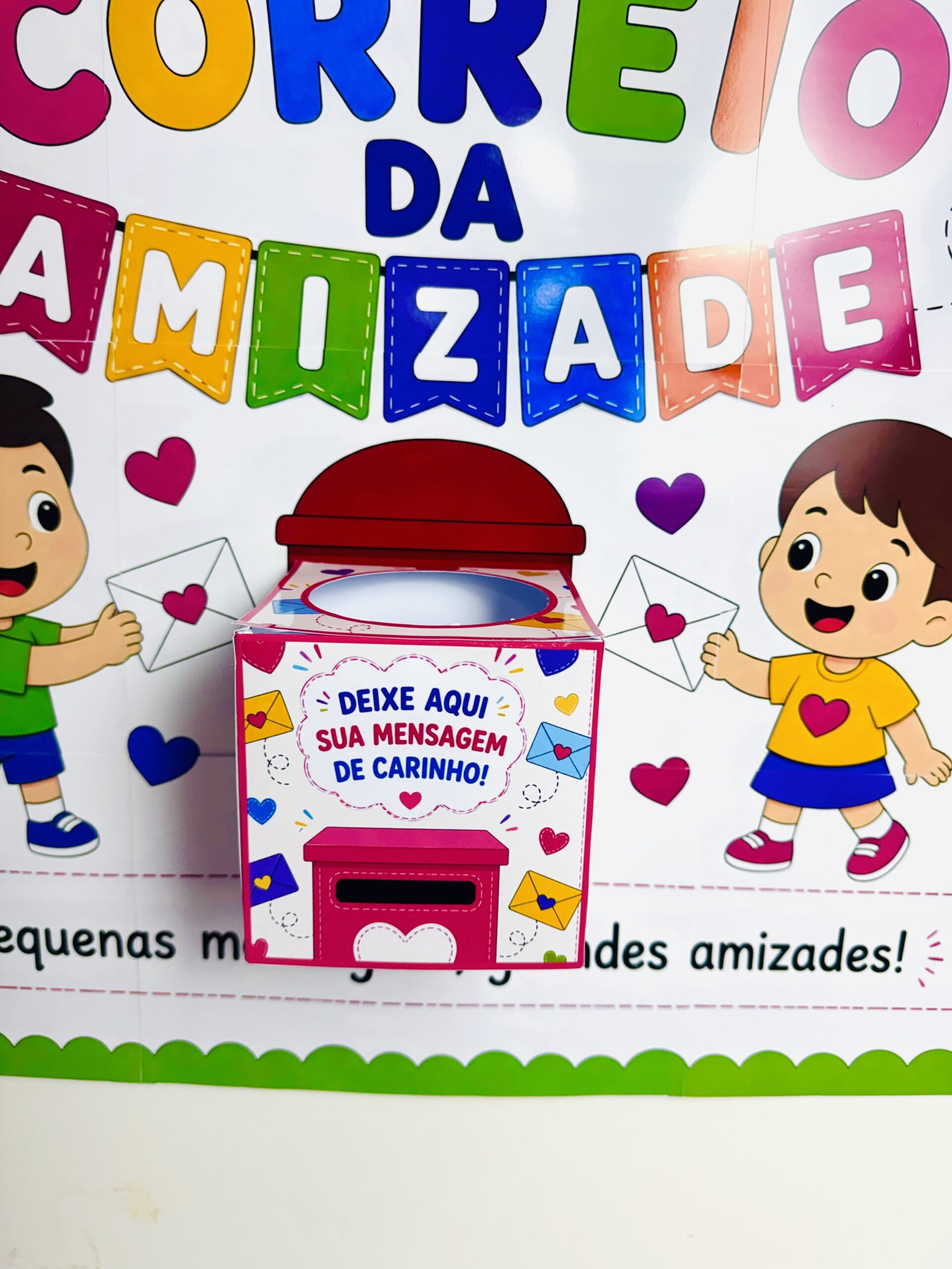 Correio da Amizade – Material Pedagógico — amostra 1: O que vem no material