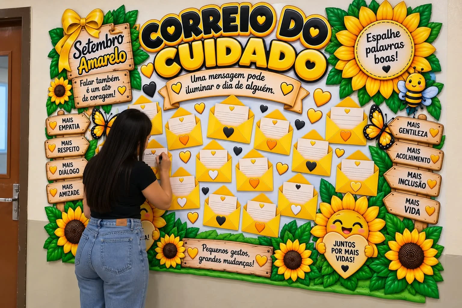 CORREIO DO CUIDADO – SETEMBRO AMARELO — Datas comemorativas para Todas as séries: Um recurso interativo, acolhedor e cheio…