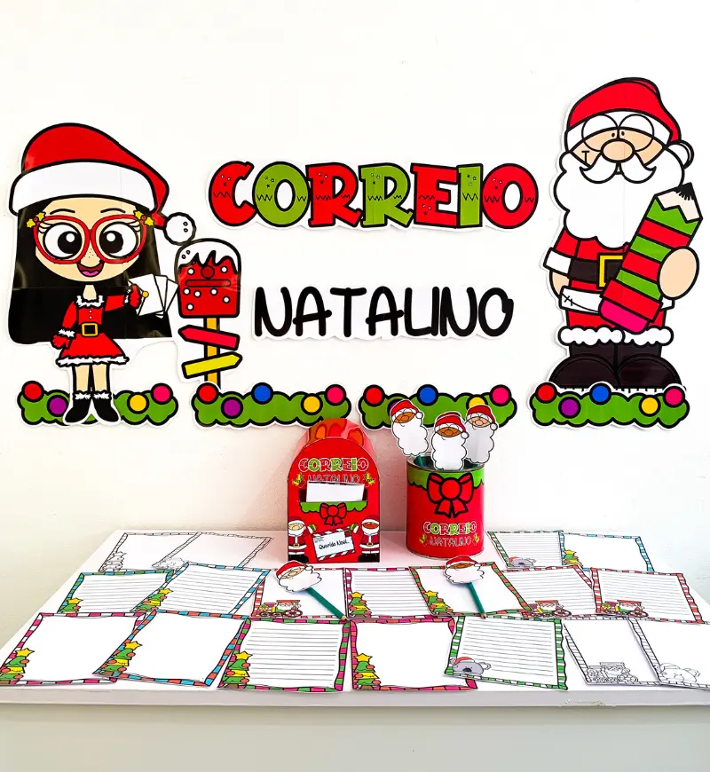 Correio Natalino – PDF para Imprimir | Anos Iniciais — amostra 1: O que vem no material