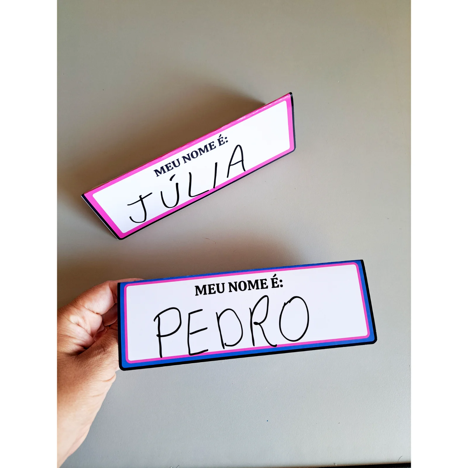 ✏️ CRACHÁ DE MESA — MEU NOME É! - ALFABETIZAÇÃO INICIAL — amostra 2: Uma proposta simples, prática e super útil para…