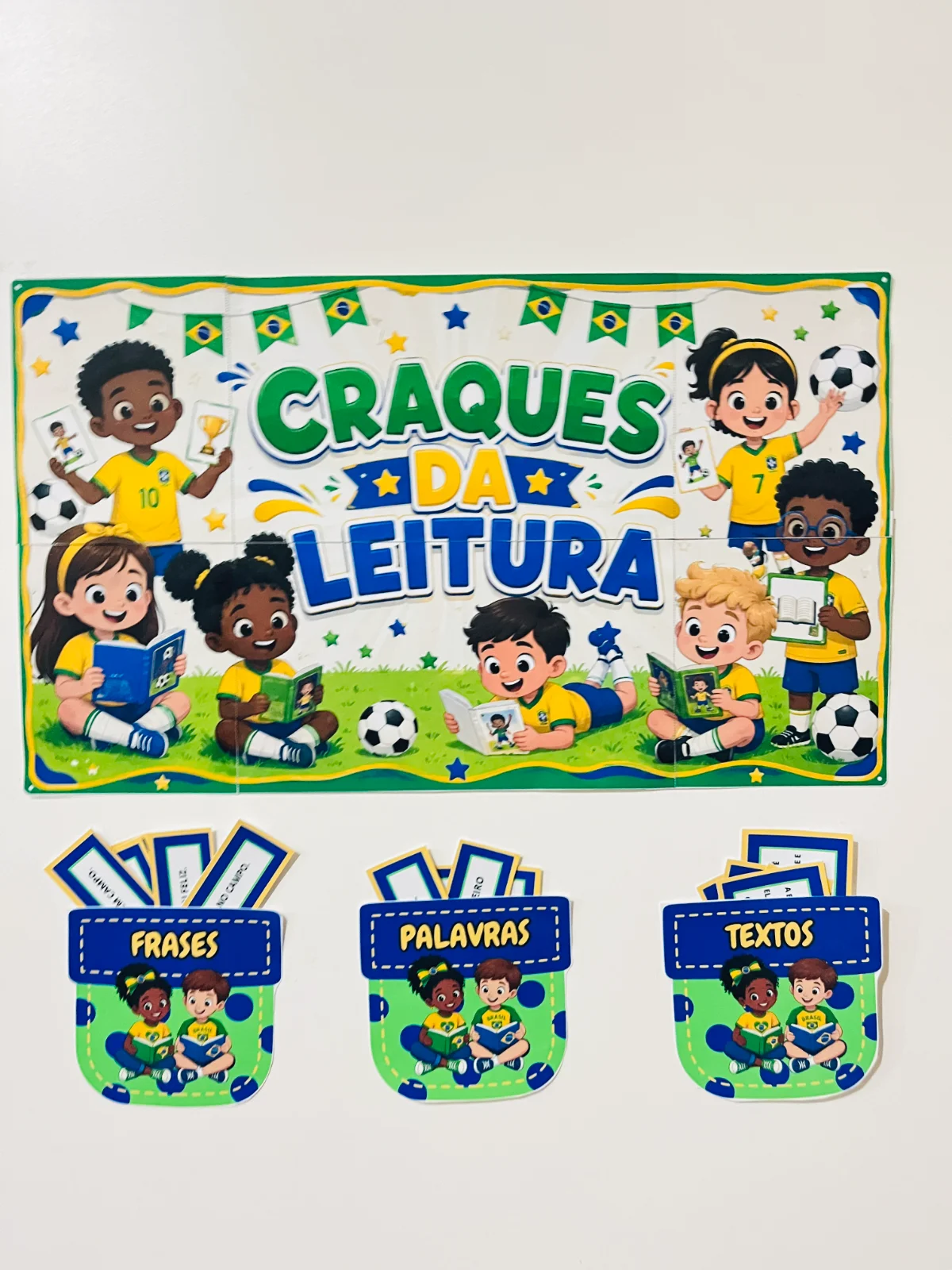 Craques da Leitura - Leitura Temática da Copa para Alfabetização 📚⚽ — capa do material