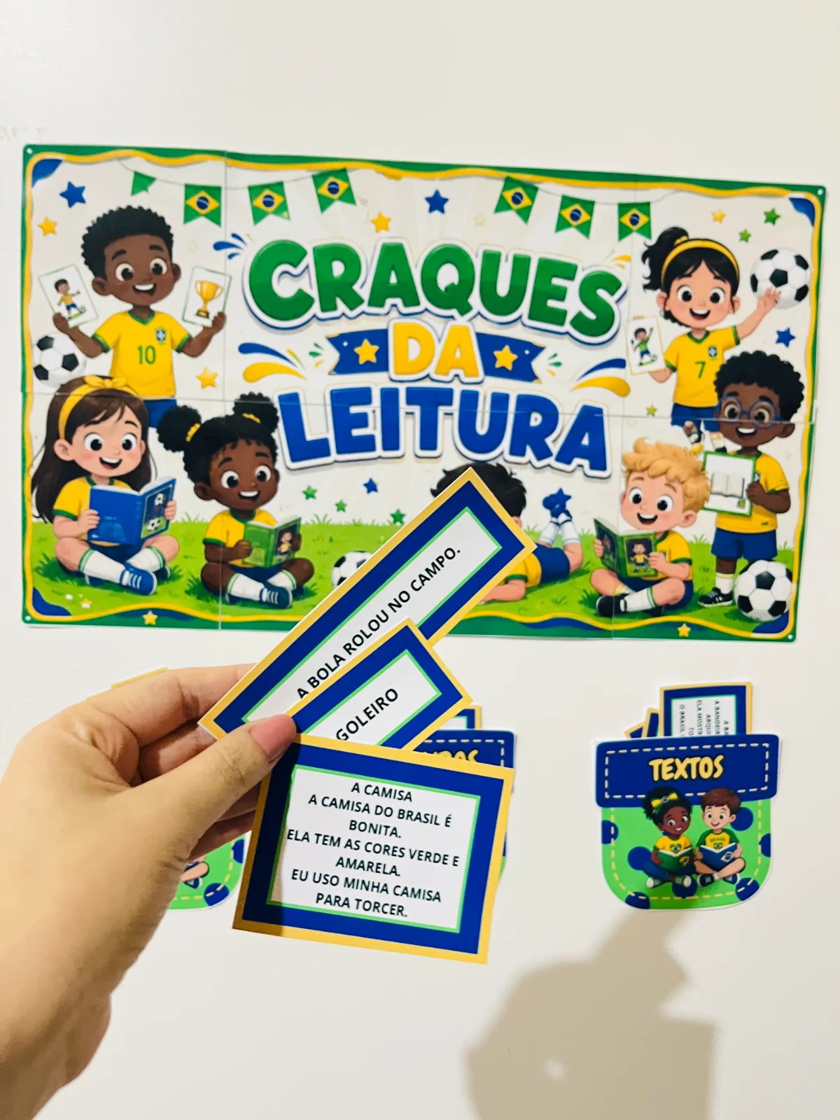 CRAQUES DA LEITURA 📚⚽ — amostra 3: Transforme o momento da leitura em uma atividade divertida, temática e cheia de…