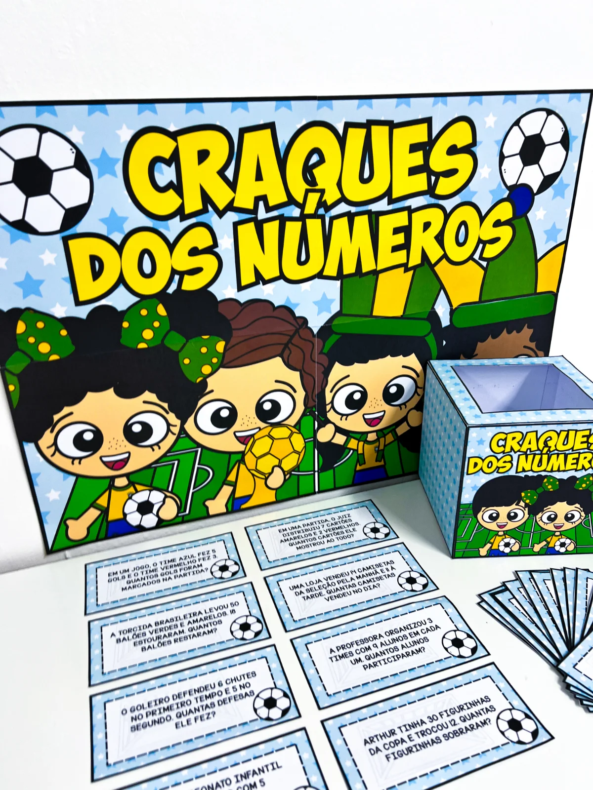 Craques dos Números – Material Pedagógico — amostra 4: Um recurso pedagógico divertido e interativo, criado para auxiliar…